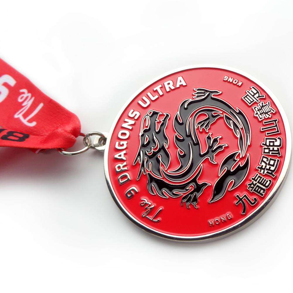 2023 Nouveau souvenir de la médaille Jiu Jitsu du prix de l'artisanat à jet d'encre 3D