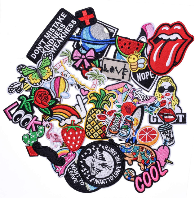 Grand patch de broderie de vêtements cousu sur mesure Badge personnalisé Logo nom chapeau patchs de broderie Chenille pour vestes