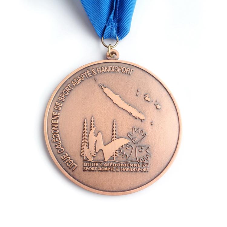 Cabinet bon marché de haute qualité Médaille du Koweït Run New Design Médailles d'or bon marché d'excellente qualité