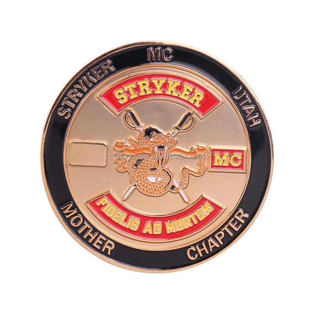 Pièce de défi d'argent en métal en laiton d'artisanat en métal personnalisé en gros