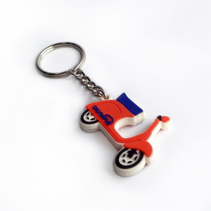 Porte-clés personnalisé de fabrication d'OEM porte-clés de charmes de moteur de voiture de silicone