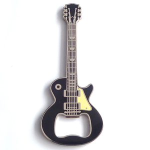 Ouvre-bouteille personnalisé de forme de guitare de vente chaude