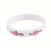 Conception gratuite 2023 personnaliser Logo Bracelet en Silicone imprimé Logo personnalisé Bracelet en caoutchouc Bracelet en Silicone Bracelet