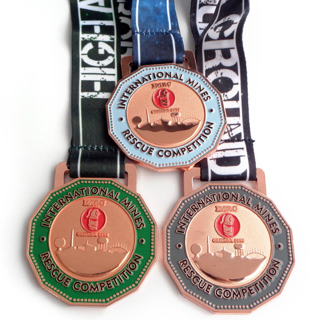 Custom Us Miraculous Medal Holder Sports Médailles de karaté/football/football/marathon avec lanière