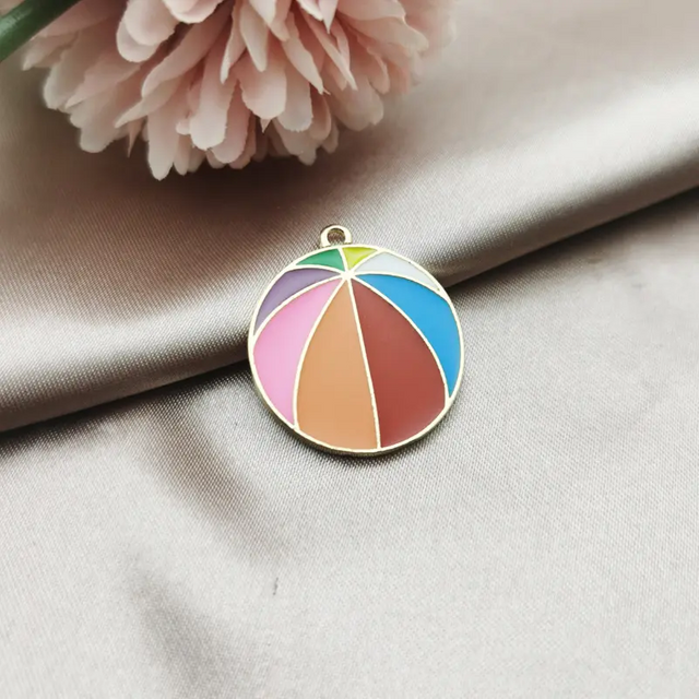 Commerce de gros logo personnalisé balle porte-clés métal porte-clés volley-ball porte-clés