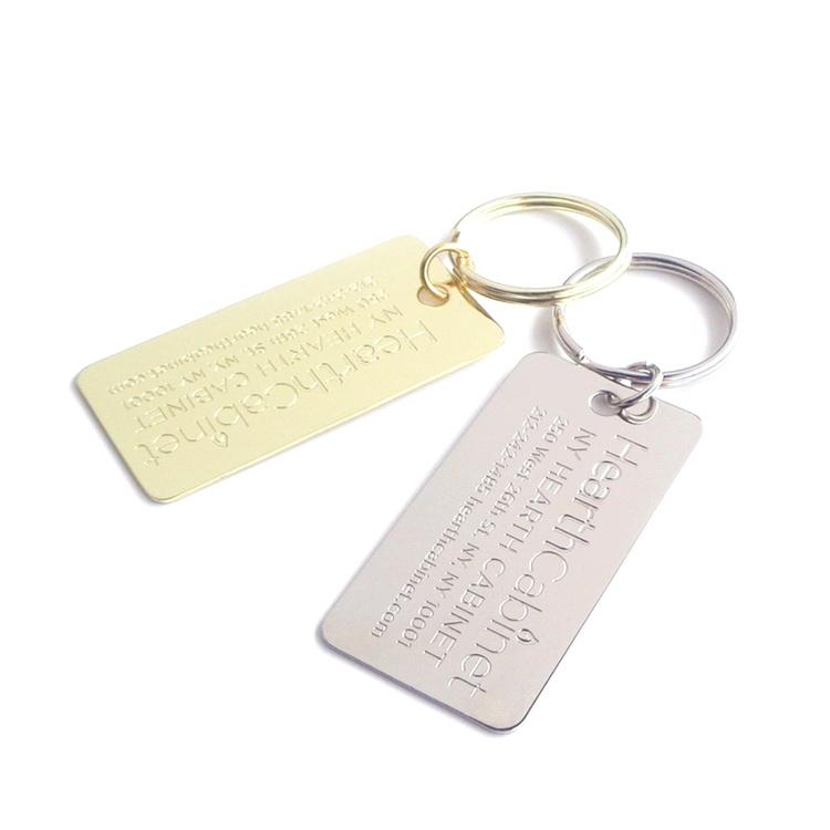 Logo fait sur commande de porte-clés de trousseau de clés personnalisé par blanc fait sur commande pour la fille