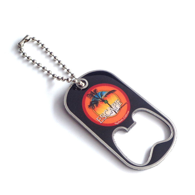 Ouvre-bouteille porte-clés en métal moulé sous pression rétro personnalisé le plus vendu