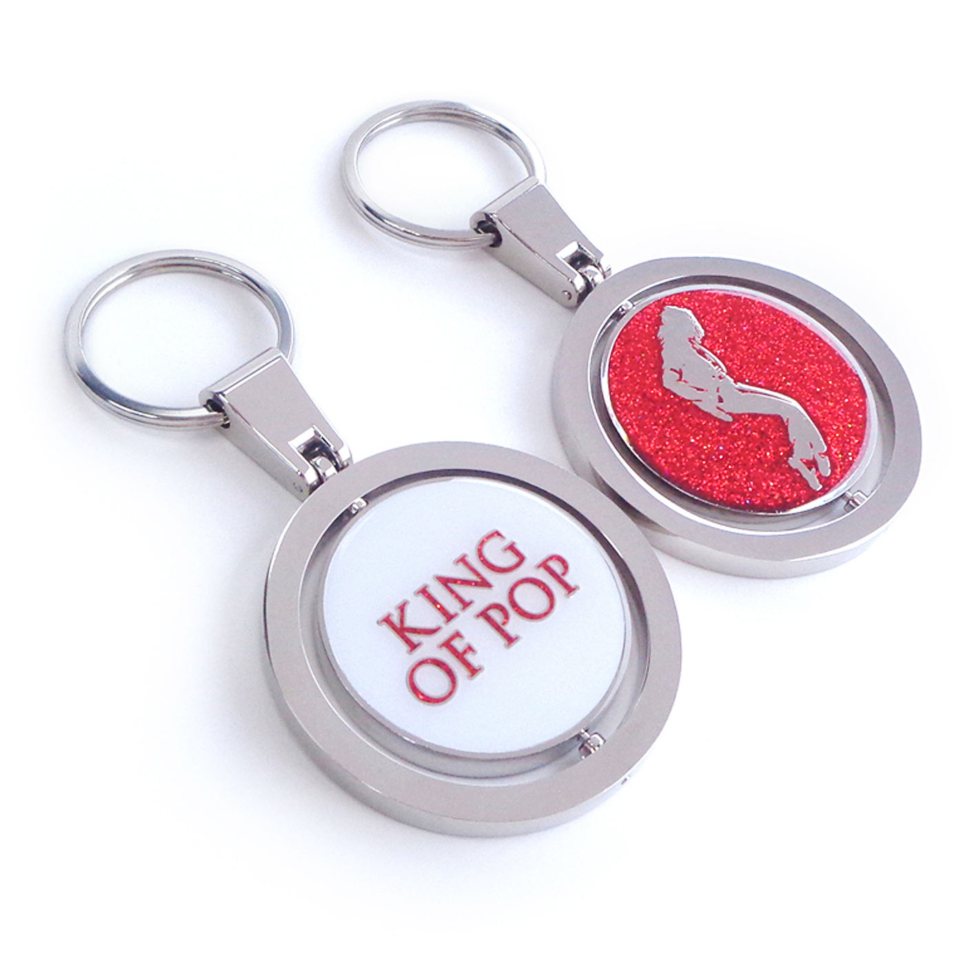 Conception gratuite Porte-clés en métal sur mesure Porte-clés avec logo en or Porte-clés mignon Anime