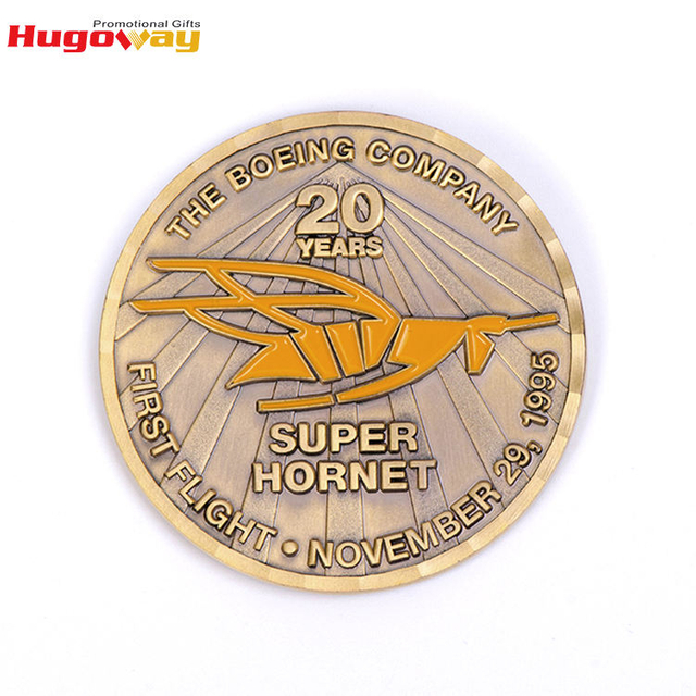 Pièce de défi 1776 Logo d'estampage personnalisé Pièce de souvenir commémorative en or émaillé pour la promotion