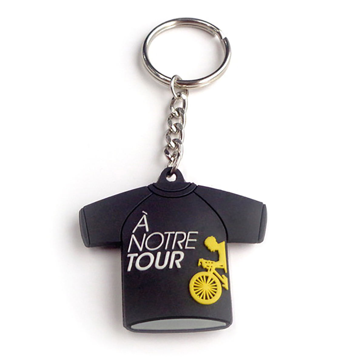 Logo personnalisé porte-clés accessoires porte-clés en caoutchouc ensemble porte-clés anneau porte-clés en caoutchouc Pvc
