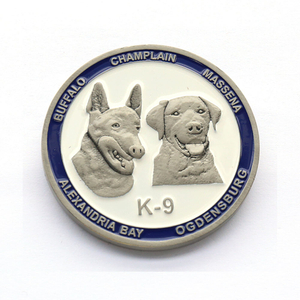 Pièces commémoratives de chien mignon drôle plaqué or argent personnalisé pièces commémoratives de collection de chien