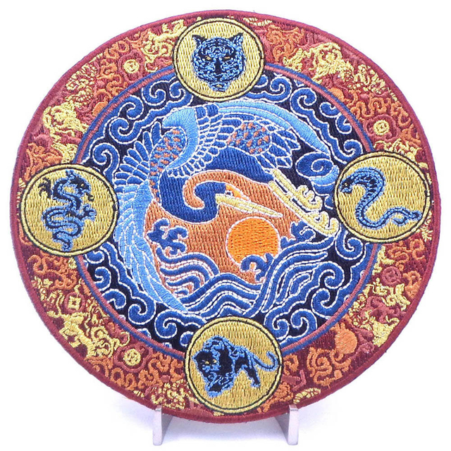 Patch de broderie indienne de tissu de broderie de rideau chaud fait sur commande d'équilibre de dentelle de conception de fleur