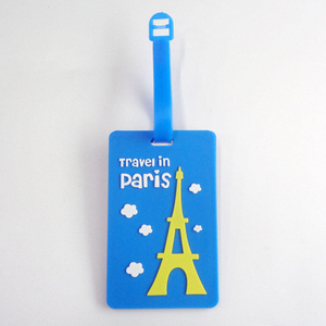Étiquette de bagage de voyage personnalisée Étiquette de nom de bagage Paris Stylesle avec votre propre logo