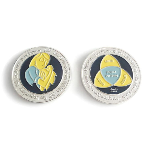 Nouvelle pièce de monnaie en métal ronde en relief personnalisée en argent souvenez-vous du 11 septembre 2001 défi