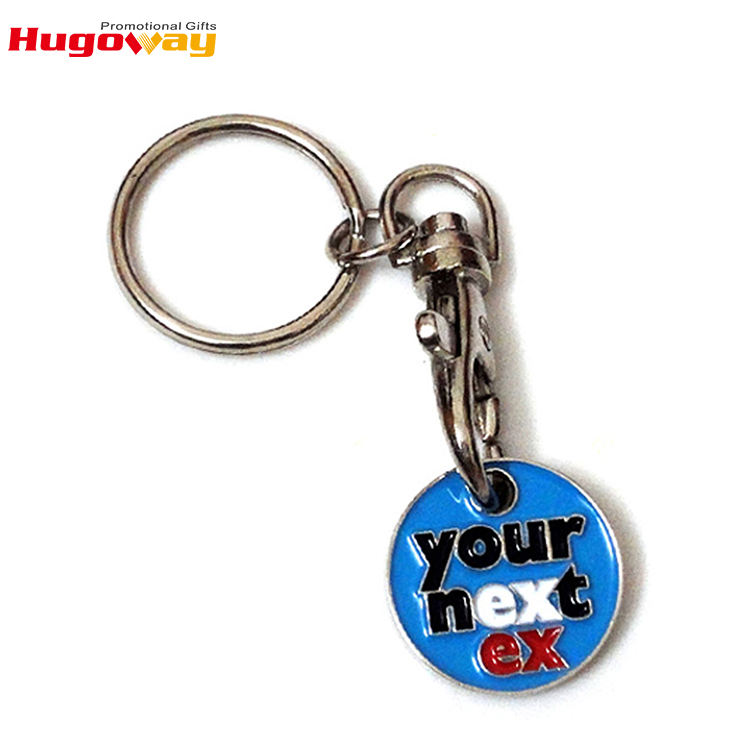 Porte-clés de logo de porte-clés en métal de conception libre Porte-clés mignons de couple d'anime