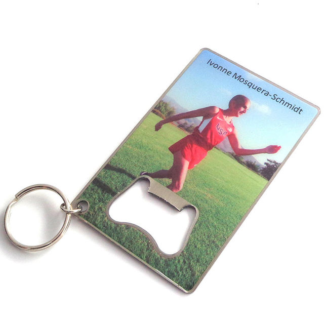 Vente en gros de vin en alliage de zinc mural imprimé carte de crédit ouvre-bouteilles de bière