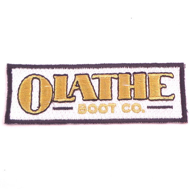 Patchs de broderie à motifs textiles de conception personnalisée de mode célèbre