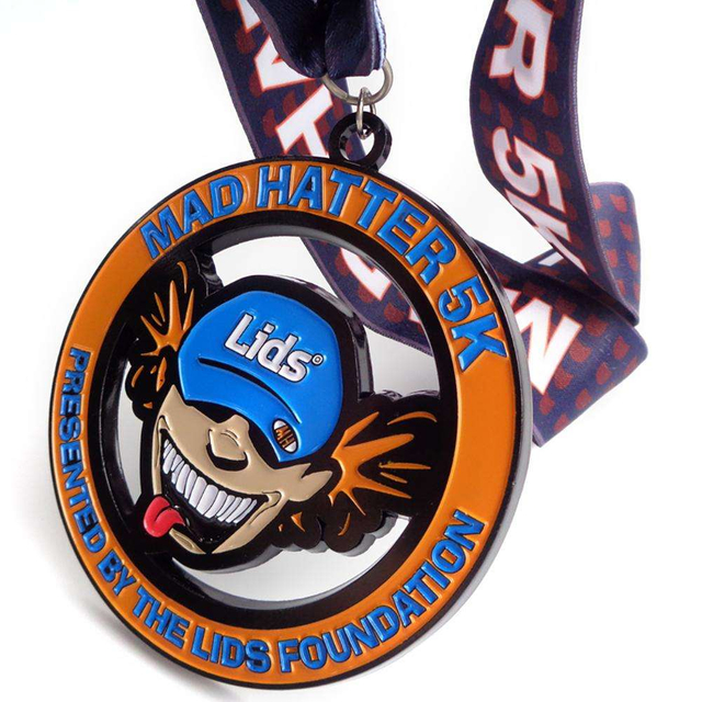 Trophées et médailles de la Chine Médailles sportives Médaille en métal personnalisée avec ruban