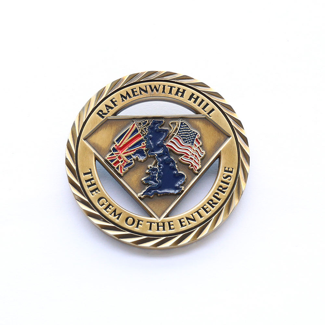 Créez votre propre moule de pièces de monnaie personnalisé en ligne, pièce commémorative du défi en or