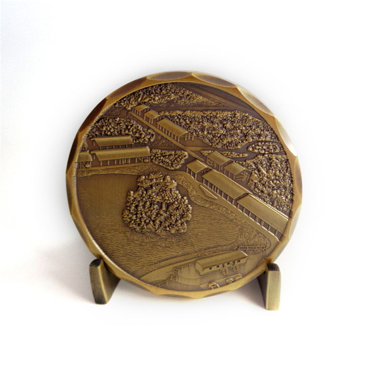 Prix ​​d'usine Pièces de collection personnalisées bon marché Golden Star Souvenir Coin