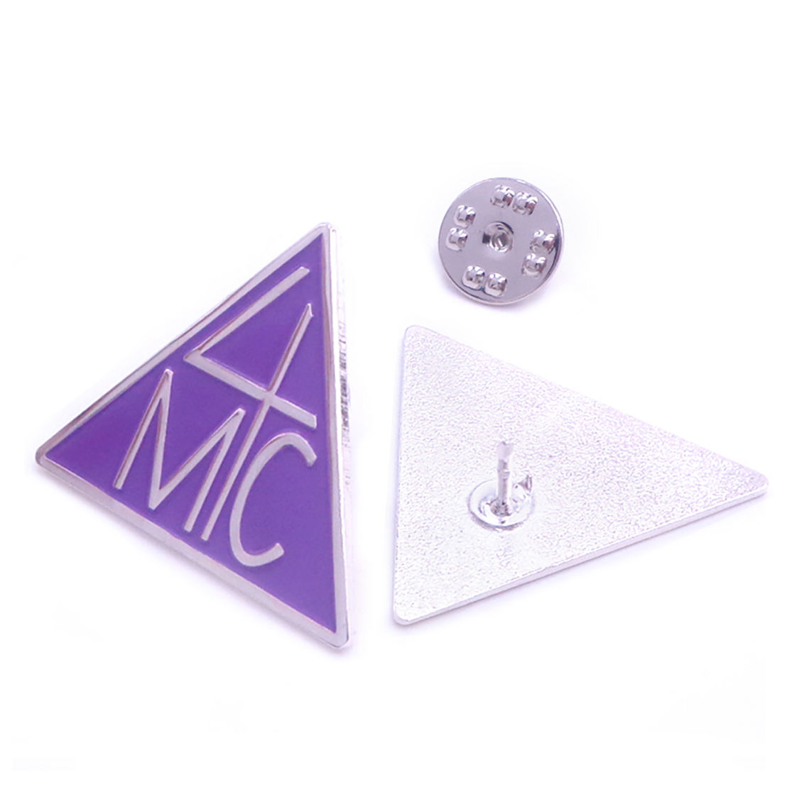 Farctory Direct Badge épinglette mignon en métal plaqué or rose avec émail doux