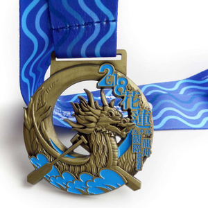 Fabricant personnalisé coulée grande taille Médaille Dragon Boat Race Médailles commémoratives Sport