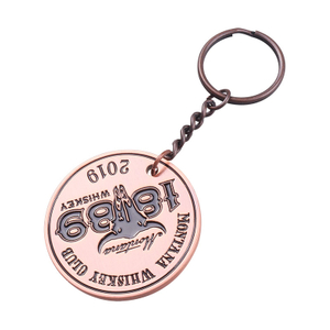 Porte-clés personnalisé en acier inoxydable porte-clés lettre en métal