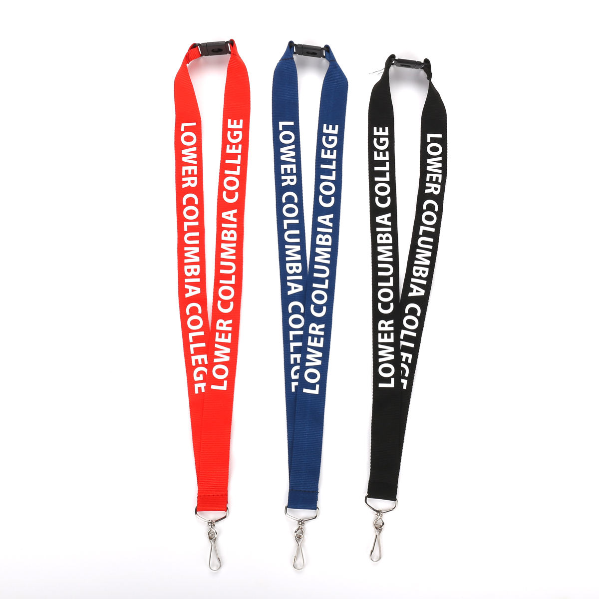 Lanière de porte-badge de lanière de cou imprimée par coutume et lanière de porte-clés de polyester de carte nominative