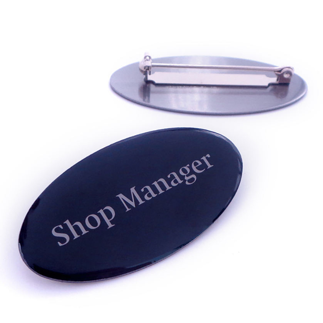 25Mm badges personnalisés accessoires longue aiguille insigne broche sport épinglette