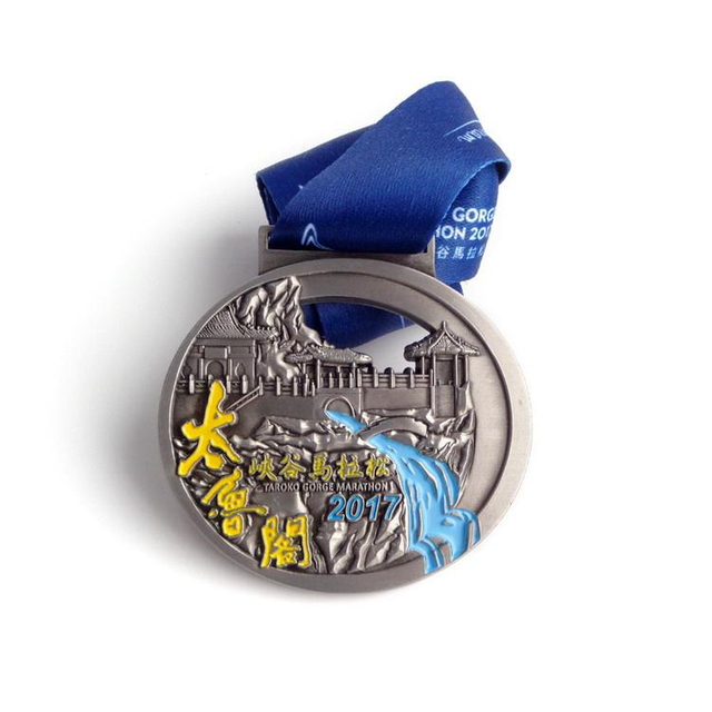 Médailles de photographie personnalisées porte-clés brésilien Jiu Jitsu entraîneur médaille de course ruban rose Kickboxing papillon Trifecta médaille