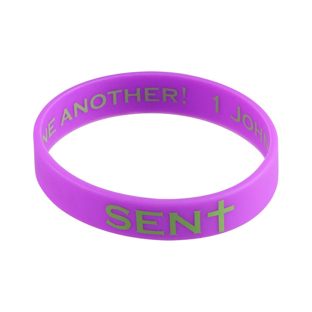 Personnalisez vos propres bracelets en caoutchouc avec un message ou un logo Bracelet en silicone