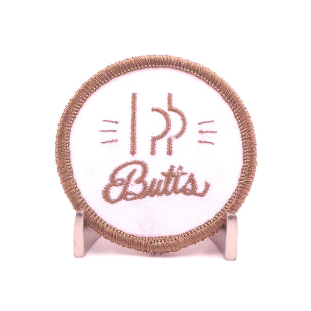 Robe en dentelle de broderie personnalisée de haute qualité France Patchs de badges en tissu à la main