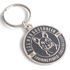 Conception libre Médaille de chien personnalisée Médaille ronde en métal de sublimation Médaille de chien Nom de chien Porte-clés