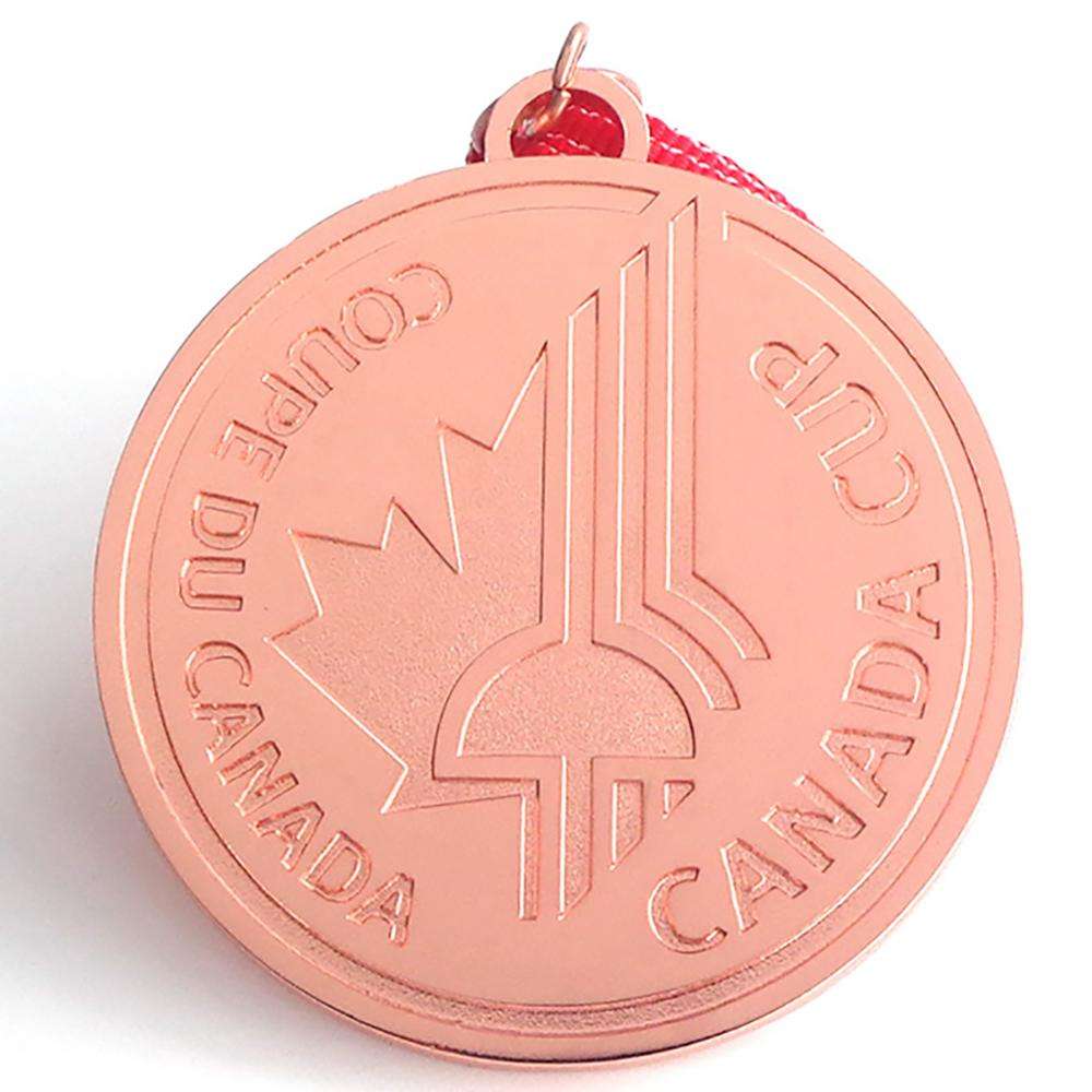 Médaille bon marché faite sur commande de volley-ball de tennis de table de sport de souvenirs avec la barre de ruban