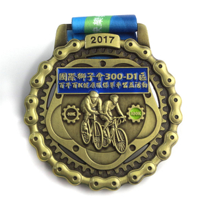 Concevez votre propre médaille de sport personnalisée en métal avec ruban