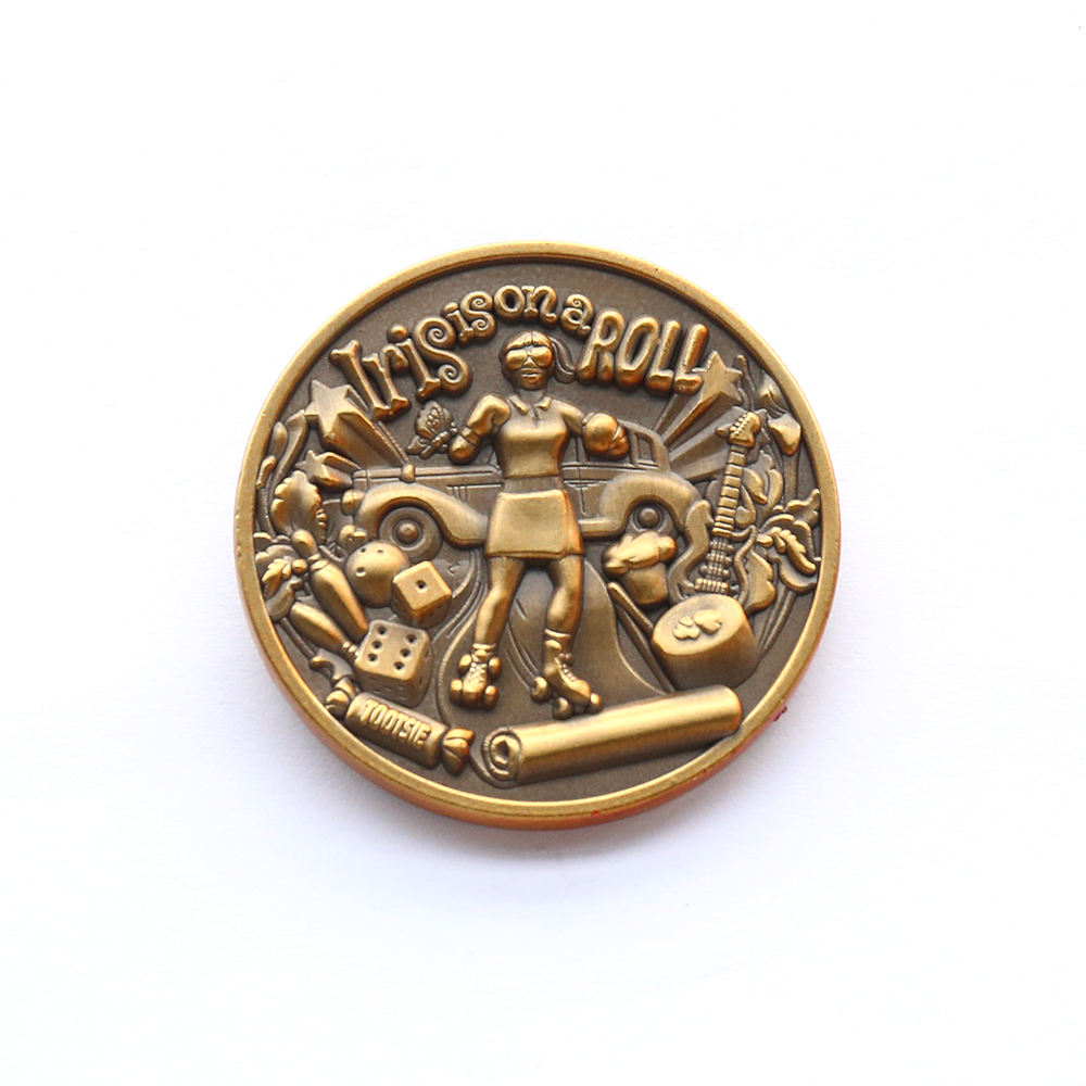 Créez votre propre moule de pièces de monnaie personnalisé en ligne, pièce commémorative du défi en or