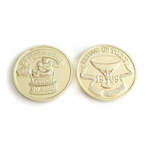 Pièces de monnaie de vente chaude de vente en gros d'usine Pièce d'or personnalisée de haute qualité